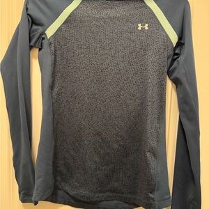 Under Armour Teal Blue Cold Gear Top